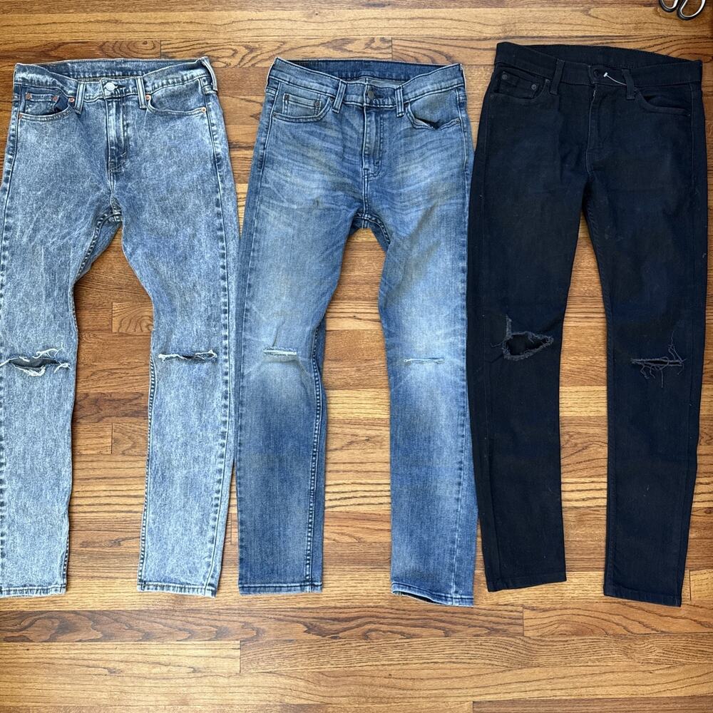 Lot Of 3 Levi Strauss Levi’s Jeans 510 30/32